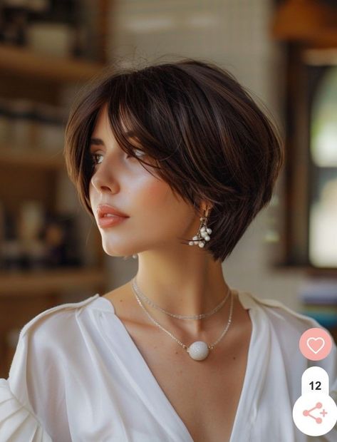 Below The Ear Haircut For Women, Hair Cuts Short Ideas, Haircut For Very Short Hair, French Chic Hair, 2024 Short Haircuts, Elegant Pixie Cut, Short Hair For 50 Year Old Women, Woman Hairstyles Short, Hairstyle Short Women