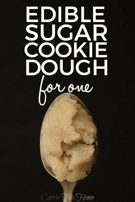 Cookie Dough Vegan, Cookie Dough For One, Edible Sugar Cookie Dough, Weight Watcher Desserts, Edible Cookie Dough Recipe, Brownie Desserts, Cookie Dough Recipes, Edible Cookies, Edible Cookie Dough