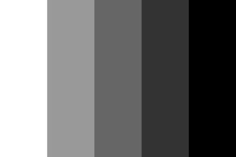 Web-safe Grayscale color palette created by nutiktehwolf that consists #ffffff,#999999,#666666,#333333,#000000 colors. Shades Of Gray Color, Sf Wallpaper, Monochrome Color Palette, Create Color Palette, Black Color Palette, Grey Palette, Yellow Colour Scheme, Grey Color Palette, Rustic Colors