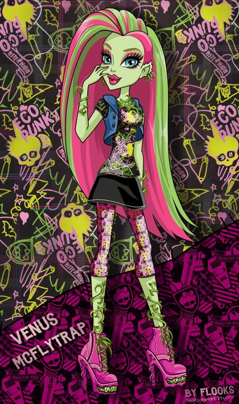 Monster High Venus Mcflytrap, Venus Mcflytrap, Skelita Calaveras, Disney Barbie, Monster High School, Venus Flytrap, Monster High Pictures, Moster High, Famous Monsters