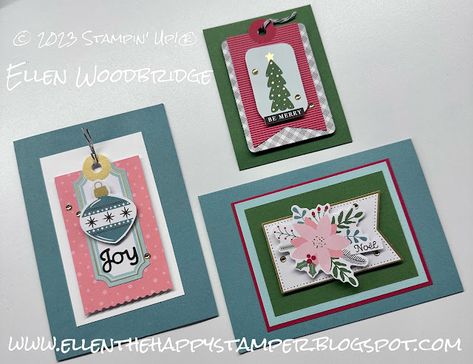 Su Festive Tags Kit, Stampin Up Festive Tags Kit, Stampin Up Festive Tags Kit Alternatives, Stampin Up Kits, Create Christmas Cards, Hand Stamped Cards, Stampin Up Christmas Cards, Christmas Holiday Cards, Stampin Up Christmas