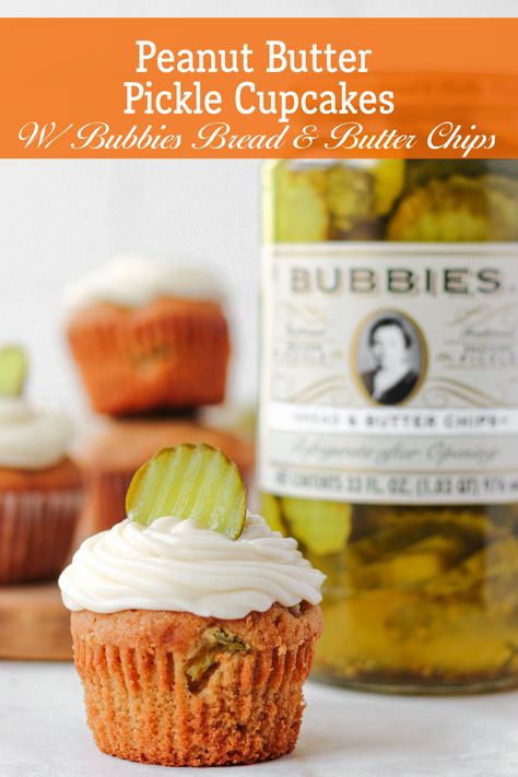 Dill Pickle Cupcakes, Pickle Dessert, Pickle Cupcakes, Pickle Snacks, Cornbread Cupcakes, Pickle Party, Dill Pickle Recipe, Pickle Recipes, Clean Foods