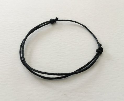 Black String Bracelet, String Friendship Bracelets, Bracelet Evil Eye, Surfer Bracelets, String Theory, Bracelet Minimalist, Love Token, Bracelet Dainty, Hand Bracelet