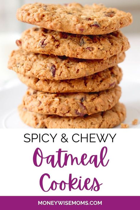 Molasses Oatmeal Raisin Cookies, Oatmeal Spice Cookies, Spicy Oatmeal Cookies, Spiced Oatmeal Raisin Cookies, Spicy Oatmeal Raisin Cookies, Healthy Oatmeal Craisin Cookies, Crunchy Oatmeal Raisin Cookies, Pumpkin Spice Oatmeal Raisin Cookies, Quaker Oatmeal Cookie Recipe