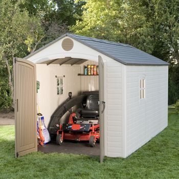 Costco Plastic Storage Sheds, Vinyl Sheds, Outdoor Storage Shed, Shed Sizes, Resin Storage, Storage Shed Plans, Plastic Sheds, Patio Style, Outdoor Sheds