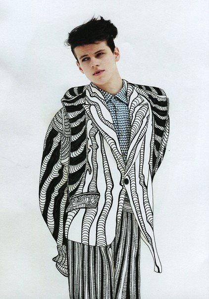 ... Doodle Fashion, Silhouette Mode, Mens Inspiration, Unique Outfit, Op Art, Art Clothes, Modern Fashion, Costume Design, Dressmaking