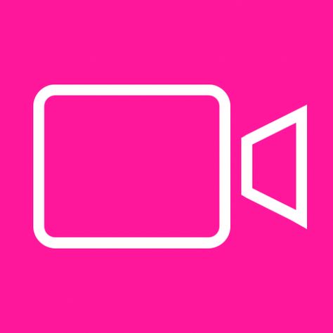 Hot Pink Facetime Icon, Pink Facetime Icon, Facetime Icon, Plaid Wallpaper, Icons App, Pink Iphone, Iphone Icon, Aesthetic Icon, App Icon