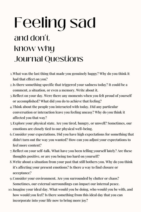 Feeling Down Journal Ideas, Healing Questions To Ask Yourself, Therapy Questions To Ask Yourself, Know Myself Questions, Journal Get To Know Me, Knowing Myself, Journal Prompts That Make You Think, Selfcare Questions, Journaling For Therapy