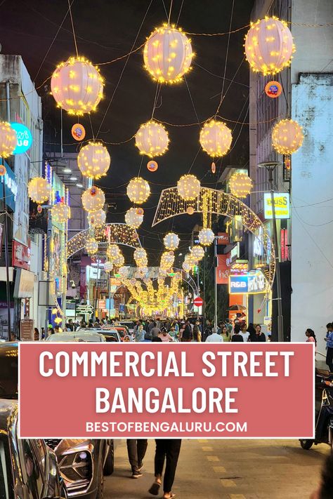 Get ready for a shopping spree at Commercial Street, Bangalore! 🛍️✨ 

Discover the best shops, know the timings, find the nearest metro, and parking tips all in one place. From vibrant clothes to unique accessories, it's a treasure trove for shoppers. Plus, we've got the scoop on other cool things to do nearby. 

Make your shopping trip a breeze and an adventure! #CommercialStreetBangalore #ShoppingGuide #BangaloreDiaries Commercial Street Bangalore, Bangalore Shopping, Vibrant Clothes, Parking Tips, Cubbon Park, Nandi Hills, Commercial Street, Cool Things To Do, Visit Places