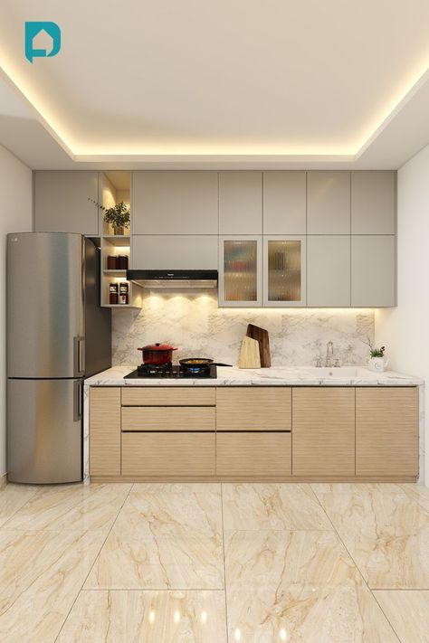 A kitchen layout is the shape that is formed by the placement of its countertop, storage spaces and appliances. Deciding a layout for your kitchen is almost like finding a home in a new city. Our guide here on various types of kitchen layouts and how to design a modern kitchen will help you select the one that’s best for you. #modularkitchen #kitchendesign Modern Open Kitchen Design, Open Kitchen Design Ideas, Types Of Kitchen Layouts, L Shape Kitchen Design, L Shape Kitchen Layout, Modern Open Kitchen, Open Kitchen Design, Types Of Kitchen, Kitchen Layouts With Island