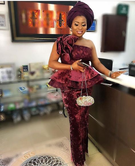 Image may contain: 1 person, standing Asoebi Outfit, Nigerian Bride Dress, Latest Lace Gown Styles, Lace Aso Ebi Styles, Latest Lace Styles, Aso Ebi Lace Styles, Ankara Lace Styles, Aso Ebi Lace, Latest Aso Ebi Styles