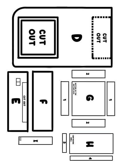 Hello Kitty Gameboy, Kirby Gameboy, Phone Craft, Phone Template, Homeschool Crafts, Hello Kitty Crafts, Paper Toys Template, Pinterest Diy Crafts