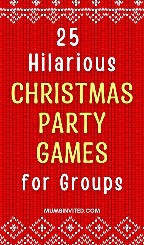 Looking for the best Christmas party games for groups? Find fun & easy ideas for holiday parties at work, school, church, or home. Enjoy hilarious & simple games perfect for large groups, adults, families, teens, coworkers and office parties. These are the best Christmas party games for celebrating with friends, family, and coworkers! Bring joy and laughter to your next holiday gathering with these creative and budget-friendly Christmas games that work for any size group! Fun Christmas Party Games For Teens, Office Christmas Party Games For Large Groups, Easy Christmas Party Games For Groups, Holiday Party Games For Large Groups, Christmas Party Games For Large Groups, Large Group Christmas Games, Large Group Party Games, Party Games For Large Groups, Party Games For Groups