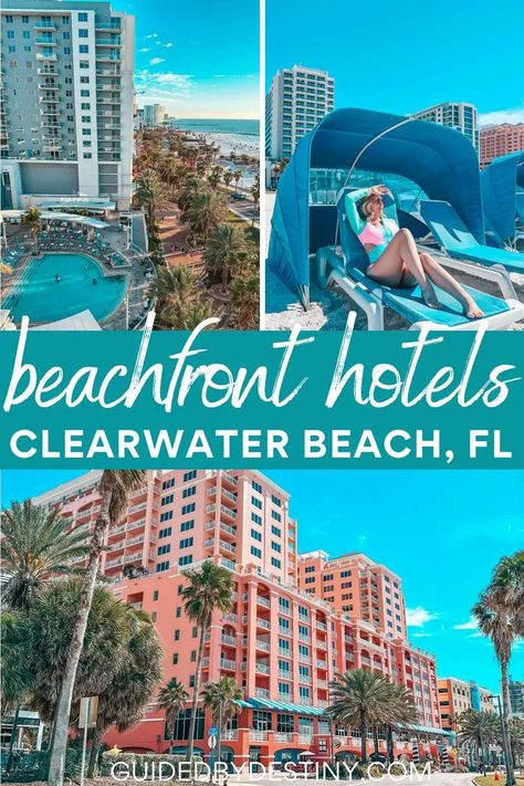 Clearwater Beach Florida Hotels, Zero Entry Pool, Dunedin Florida, Poolside Cabana, Clearwater Beach Florida, Beach Workouts, Beachfront Hotels, Florida Hotels, Us Travel Destinations