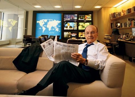 From Fleet Street to Wall Street: Rupert Murdoch in his office at News Corporation’s headquarters, in Manhattan. James Murdoch, Annie Leibovitz Photography, Third Marriage, Tony Abbott, Rupert Murdoch, Fleet Street, Annie Leibovitz, Head Of State, Vanity Fair