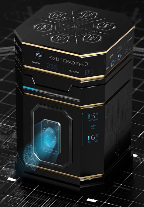 BOX Security on Behance Futuristic Box Design, Mystery Box Ideas, Paper Bag Design, Seed Kit, Chocolate Covered Treats, Senior Project, Claw Machine, Cool Packaging, Bubble Machine