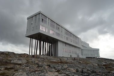 Fogo Island Inn, Newfoundland & Labrador Saunders Architecture, Fogo Island Newfoundland, Japanese Museum, Fogo Island Inn, Fogo Island, Hay Design, Wood Architecture, Timber Beams, Top Architects