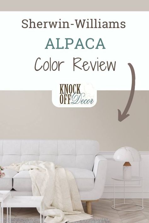 Alpaca-pin-image Alpaca Blanket Behr Paint, Alpaca Color Palette, Alpaca Sherwin Williams Cabinets, Sherwin Williams Alpaca, Alpaca Sherwin Williams, Best Neutral Paint Colors, White Molding, Trending Paint Colors, Poppy Color