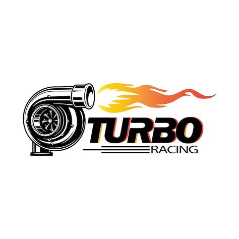 Turbo Logo Design, Logos For Cars, Car Tuning Logo, Car Parts Logo, Race Car Logo, Turbo Logo, Logo Car, Car Logo, Speed Logo