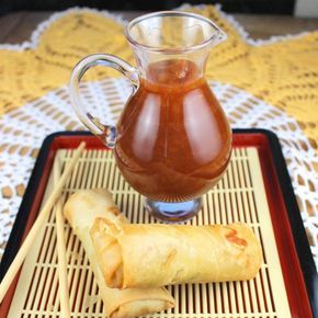 Chinese Plum Sauce (Sweet and Sour) – Plum Sauce Recipe, Chinese Appetizers, Sour Plum, Chicken Spring Rolls, Sweet And Sour Sauces, Plum Sauce, Appetizer Dishes, Asian Sauce, Sweet And Sour Sauce