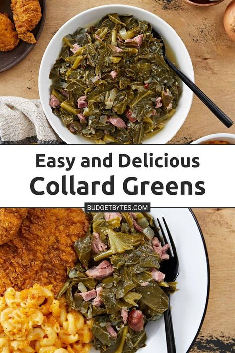 Collard Greens With Bacon, Southern Style Collard Greens, Southern Collard Greens, Southern Greens, Collard Greens Recipe, Turnip Greens, Collard Greens, Instapot Recipes, Instant Pot Pressure Cooker