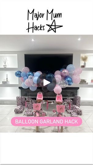 187K views · 10K reactions | Save for later 💫

This is the easiest 30-minute balloon garland. I was quoted £150 for one, and since that day, I have been making my own and I’ve picked up so many tricks along the way.

Start by blowing up two balloons at a time; this saves so much time. Then tie them off together again, saving time, and it’s so much easier.

Next, add the bunches together to make a cluster of four. Then, using a long balloon, attach it to one set and start attaching another. 💖” #partyhacks #ballongarland #homehacks | Casey Major-Bunce | Mum Home and Life Hacks | majormumhacks · Original audio Balloon Tips And Tricks, How To Attach Balloons Together, How To Make Balloons Last Longer, Tie Balloons Easy Way To, How To Inflate Balloons Without Helium, Party Hacks, Long Balloons, Balloon Art, Birthday Surprise