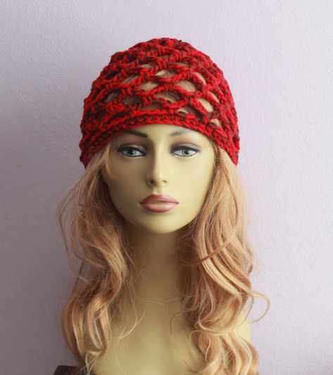 Check out this item in my Etsy shop https://www.etsy.com/listing/989148282/juliet-hat-juliet-cap-renaissance Practical Crochet, Crochet Caps, Cap Crochet, Crochet Hat With Brim, Juliet Cap, Lace Knit Top, Crochet Hooded Scarf, Crochet Sun Hat, Flapper Hat