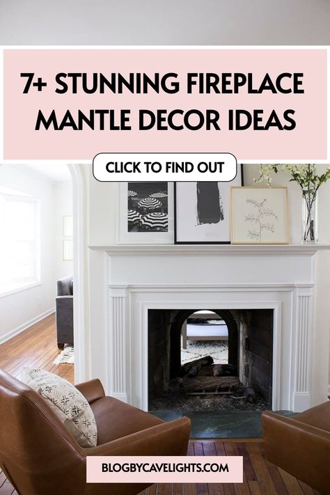 7 fireplace mantle decor ideas Updated Fireplace Mantle, Art Deco Fireplace Mantle, Decorating Mantle Ideas, Simple Fireplace Mantle Decor, Fireplace Mantel Styling Ideas, Styling A Fireplace Mantle, Mantle Styling Modern, Fireplace Mantel Decorating Ideas Modern, Fireplace Mantle Decor Ideas Everyday