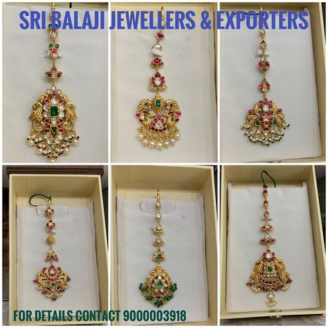 Antique gold maang tikka designs photo Gold Maang Tikka Designs, Gold Maang Tikka, Maang Tikka Design, Tikka Designs, 22 Carat Gold Jewellery, Tikka Jewelry, Maang Tika, Neck Pieces Jewelry, Black Beads Mangalsutra Design