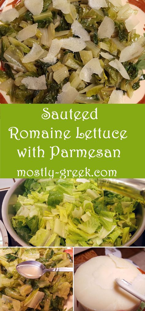 Roman Lettuce Recipes, What To Make With Lettuce, Lettuce Side Dishes, Sauteed Romaine Lettuce, Recipes Using Lettuce, Cooked Lettuce Recipes, Recipes Using Romaine Lettuce, Recipes With Romaine Lettuce, Easy Romaine Lettuce Salad Recipes