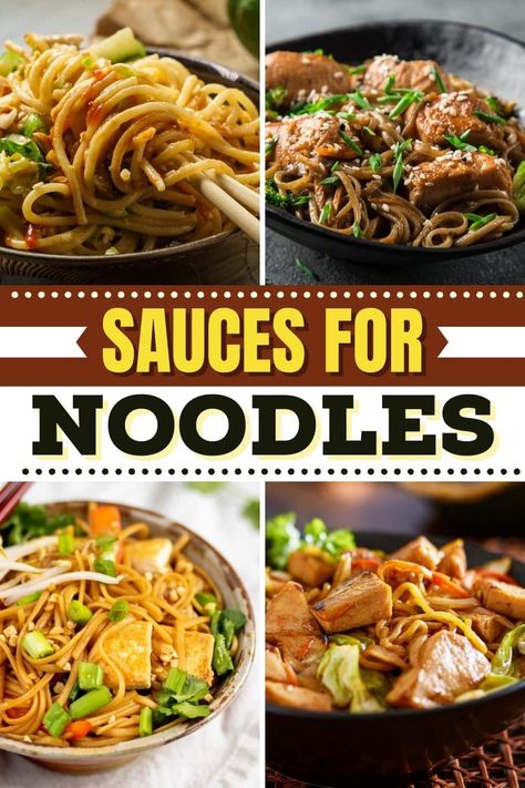 Sauce For Ramen Noodles Recipe, Asian Sauce Recipes Noodles, Sauce For Chinese Noodles, Chinese Noodle Sauce Recipe, Lo Mein Sauce Easy, Stir Fry Sauce For Noodles, Korean Sauce For Noodles, Asian Noodle Sauces, Lomein Recipes Sauces