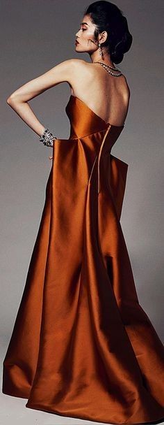 Zac Posen Zac Posen Dress, Fall 2014 Fashion, Strapless Gown, Zac Posen, 2014 Fashion, Gorgeous Gowns, Orange Dress, Elie Saab, Beautiful Gowns