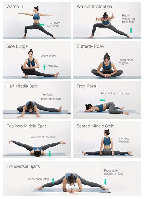 Flexibility Splits, Splits Yoga, Crow Yoga, Fitness Poses, Seated Yoga, Toddler Yoga, Split Yoga, Wall Yoga, Yoga Poses For Two