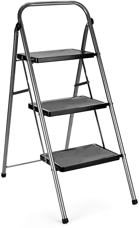 3 Step Stool, Small Ladder, 3 Step Ladder, Kitchen Step Stool, Folding Step Stool, Folding Ladder, Step Ladders, Step Ladder, Folding Stool