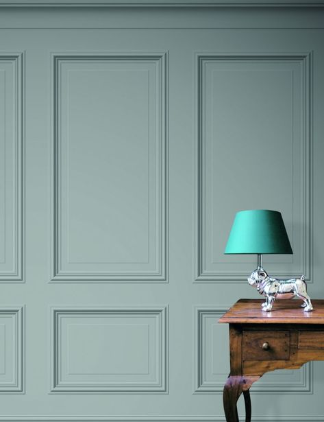 Advice and tips for panelling in period properties – Etons of Bath Light Grey Panelling, Full Wall Paneling, Grey Panelling, Wall Paneling Ideas Living Room, Panelling Wallpaper, Wood Panel Wallpaper, Ruangan Studio, Living Room Panelling, Wooden Panelling