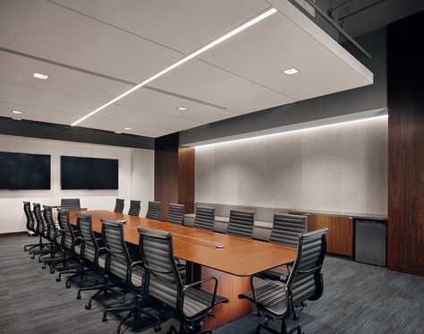 Commercial Interiors Office, Meeting Room Design Office, Led Office Lighting, Business Office Decor, Conference Room Design, Meeting Room Design, Boardroom Chairs, Office Table Design, Office Meeting Room