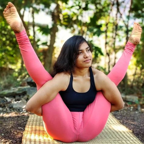 NEHA|YOGA|FITNESS posted on Instagram: “🟠Pose Dedicated to Sage Koormamuni—Bound Legs 🟠Baddha Pada Koormamunyasana 🟠Modification: legs…” • See all of @yogagirlnaina's photos and videos on their profile. Indian Yoga Clothes, Paramahansa Yogananda Photo, Hot Yoga Poses, Yoga Routine For Beginners, Green Prom, Hot Dresses Tight, Hot Poses, Sandeepa Dhar Navel, Yoga Pants Girls