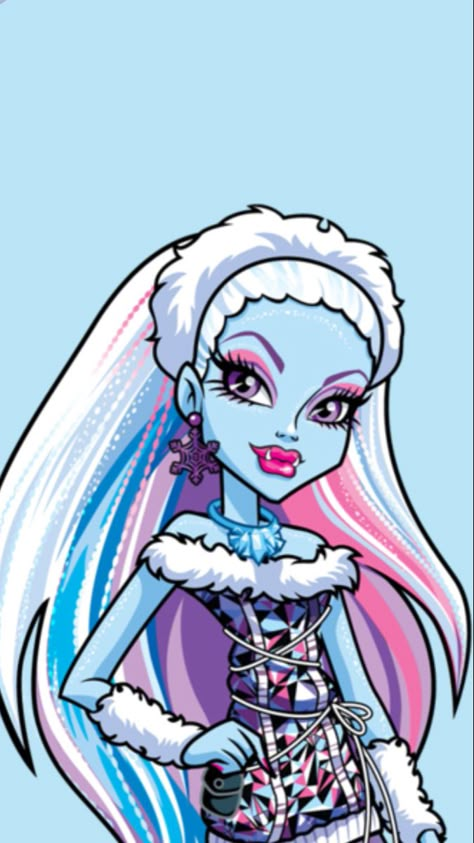 Abbie Abominable Monster High, Abby From Monster High, Abby Bonimable, Abbie Monster High, Abbey Bonimable, Abbey Abominable, Lego Wall E, High Pfp, Monster High Abbey