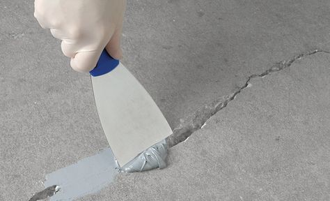 Concrete repair service. http://www.universalengineering.net/ Malaysia Building, Fix Cracked Concrete, Repair Concrete Driveway, Repair Cracked Concrete, Concrete Repair Products, Cracked Concrete, Driveway Repair, Concrete Patio Makeover, Concrete Repair