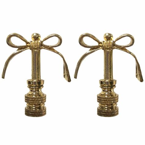 RoyalDesigns Bow Lamp Finial | Wayfair Bow Lamp, Rectangular Lamp, Butterfly Lamp, Bow Tie Design, Lamp Finials, Antique Lamp, Ceiling Art, Design Lamp, Lamp Finial