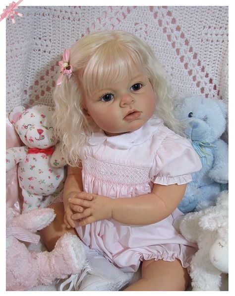 Arianna Custom Order by Wanda Monroe of Bushel and a Peck Reborn Nursery - reborns.com Cheap Reborn Dolls, Vintage Baby Pictures, Custom Reborn Dolls, Bushel And A Peck, Fake Baby, Reborn Nursery, Reborn Toddler Dolls, Lifelike Dolls, Reborn Toddler