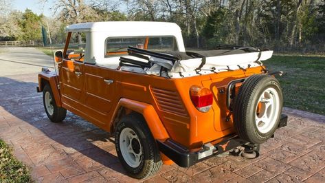 1973 Volkswagen Thing Convertible | S104 | Houston 2012 Safari Vw, Volkswagen Thing, Volkswagen 181, Vw Thing, Truck Top, Police Truck, Classic Cars Trucks Hot Rods, Vw Porsche, Car Museum