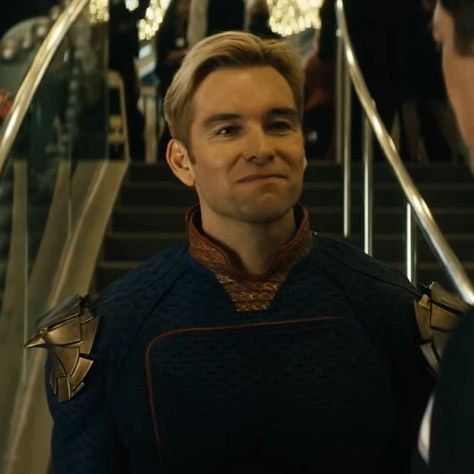 Homelander Profile Picture, Homelander Is Innocent, Homelander Smile, Homelander Look At Me, Homelander Gif Banner, Homelander Icon, Anthony Starr, Antony Starr, Dark Comedy