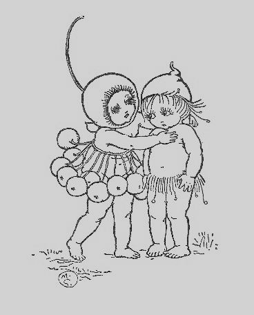 Snugglepot and Cuddlepie Gumnut Baby, Chiaki Ida, Gumnut Babies, Fairy Sketch, Into Books, May Gibbs, Line Tattoo Ideas, Baby Talk, Australian Flora