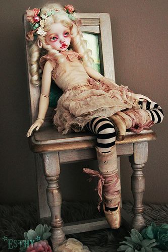 Nini Fairy World & Fantastic Creatures Keka❤❤❤ Gothic Dolls, Ooak Art Doll, Raggedy Ann, Creepy Dolls, Artist Doll, Pretty Dolls, Soft Sculpture, Ooak Dolls, Doll Face