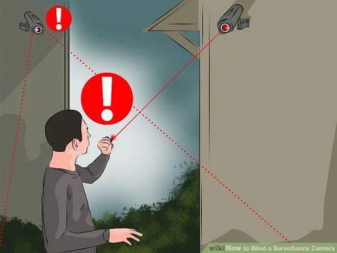 How to Blind a Surveillance Camera: 7 Steps (with Pictures) Ham Radio Kits, Diy Security Camera, Surveillance Equipment, Tin Can Crafts, Shine The Light, Computer Basics, Laser Pointer, Security Tips, Security Surveillance