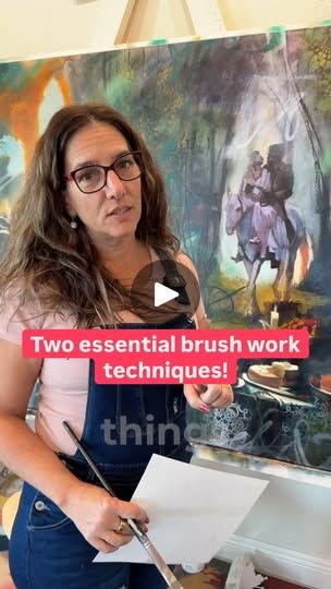 13K views · 2.1K reactions | These two brushwork techniques are foundational for all artists!
.
.
.
#artsupplies #artdaily #artlovers #artandcraft #artsy #handpainting #artprocess #artistoninstagram #artoftheday #artreel #artreels #processvideo #mixedmedia #processart #artstyle #handpainted #arttutorial #artlover #painting #paint | Milan Art Institute Milan Art Institute, Text Dividers, Milan Art, Art Hacks, Painting Reference, Art How, Process Art, Painting Tips, Photo Reference