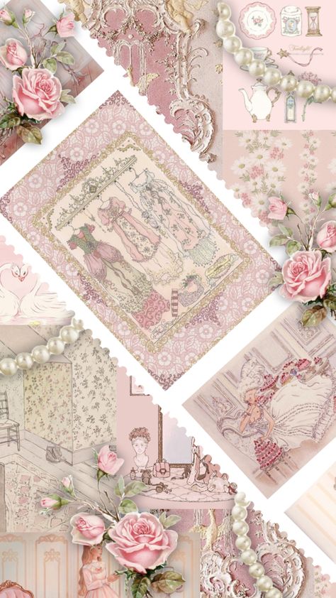 #coquette #aesthetic #pink #vintage Pink Aesthetic Vintage Wallpaper, Coquette Board, Coquette Background, Barbie Coquette, Pink Wallpaper Kawaii, Coquette Aesthetic Pink, Rose Gold Wallpaper Iphone, Preppy Aesthetic Wallpaper, Dior Wallpaper