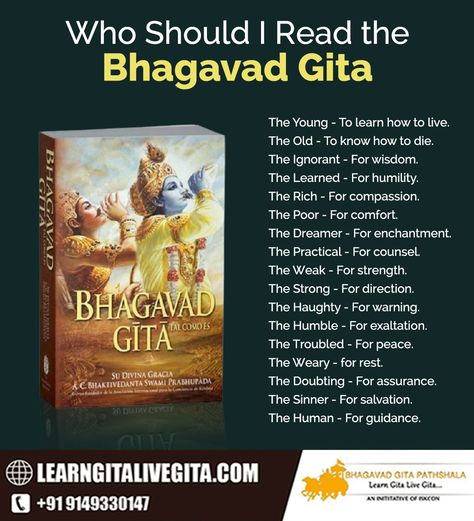 "Read the most auspicious Bhagavad Gita, to lead the right path in life" At Learn Gita Live Gita get the Online Bhagavad Gita classes! visit us - https://learngitalivegita.com #BhagavadGita #Gita #Sprituality #livegitacourses #Vrindavan #reading #Gita #Onlinegitaclasses Bhagavad Gita Lessons, How To Read Bhagavad Gita, Lessons From Bhagavad Gita, Bhagavad Gita Book Photography, Gita Book Photo, Bhagavad Gita Wallpaper, Bagavath Gita, Bhagavad Gita Book, Taurus Journal