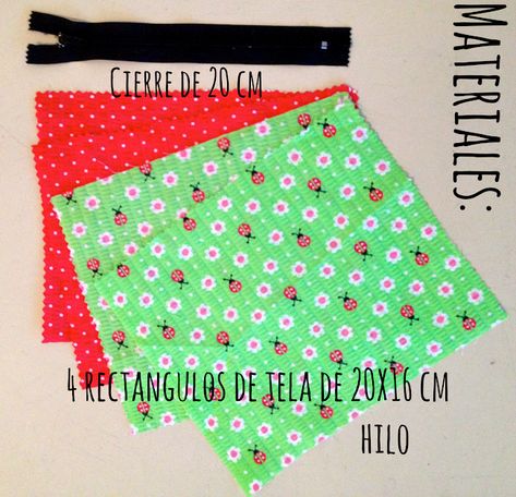 Tutorial monedero muy "mono" / LOTE 93 Fabric Bag, Sewing Bag, Coin Purse, Sewing, Holiday Decor, Crochet, Fabric, Patchwork